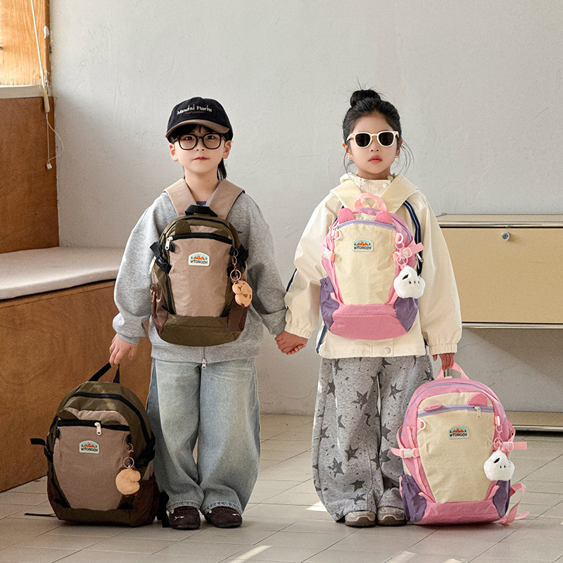 Mochila de moda coreana para niños y niñas, mochila de escolares de alta capacidad, nueva mochila infantil transfronteriza