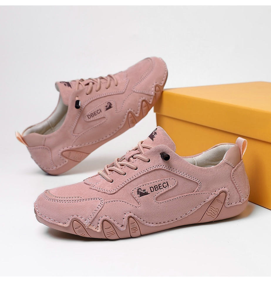Giày thể thao unisex da thật cỡ lớn, đế bằng, phong cách ngoài trời năng động — 661-3 màu cát, 661-3 màu hồng, 661-3 màu nâu, 661-3 màu trắng chi tiết 32