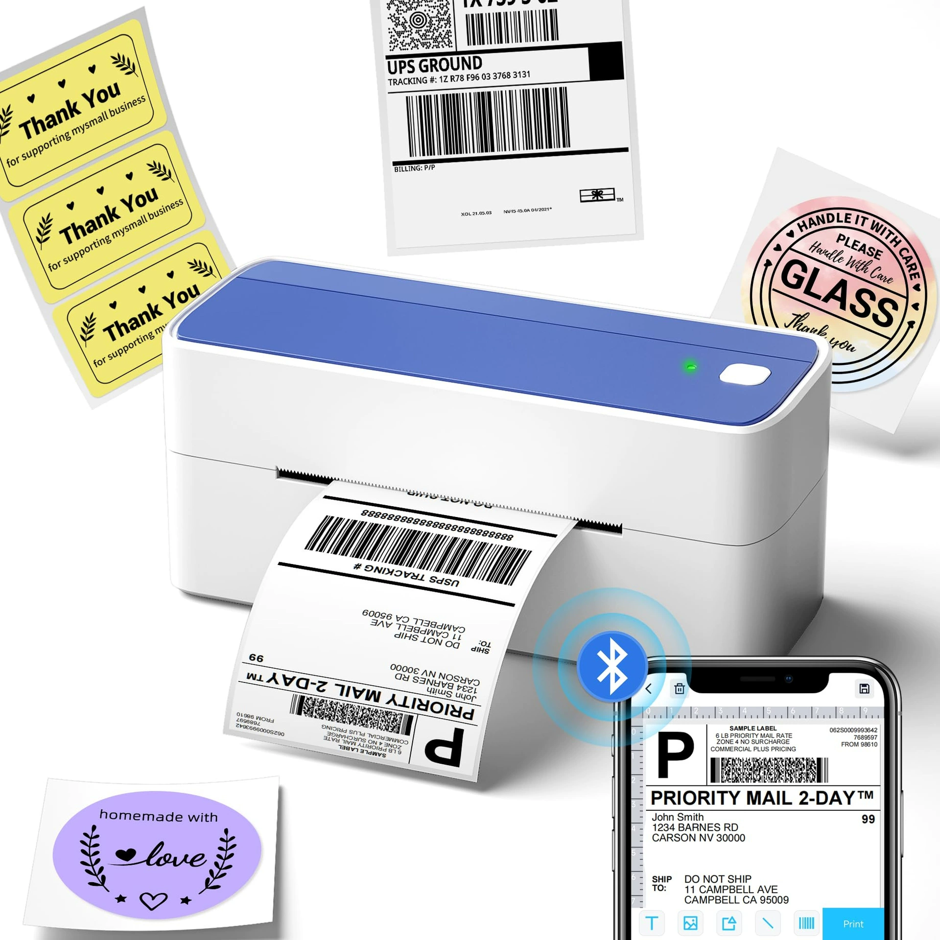Phomemo (Cross-border trading), printer for commercial use, bluetooth