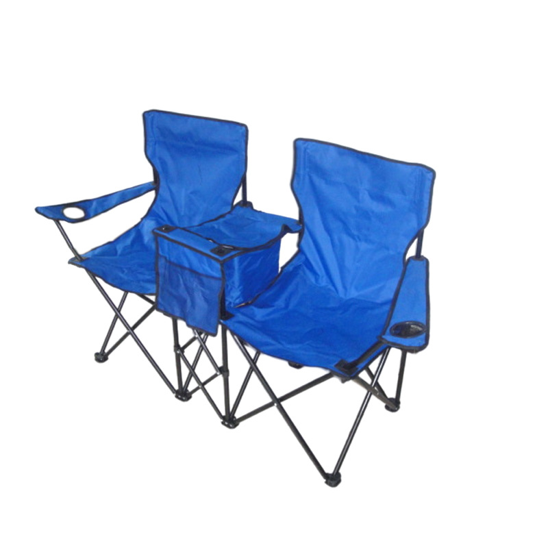 [Boutique de suministro] simple Silla de playa plegable Silla de ocio material de metal apoyabrazos Silla de playa sillón Doble