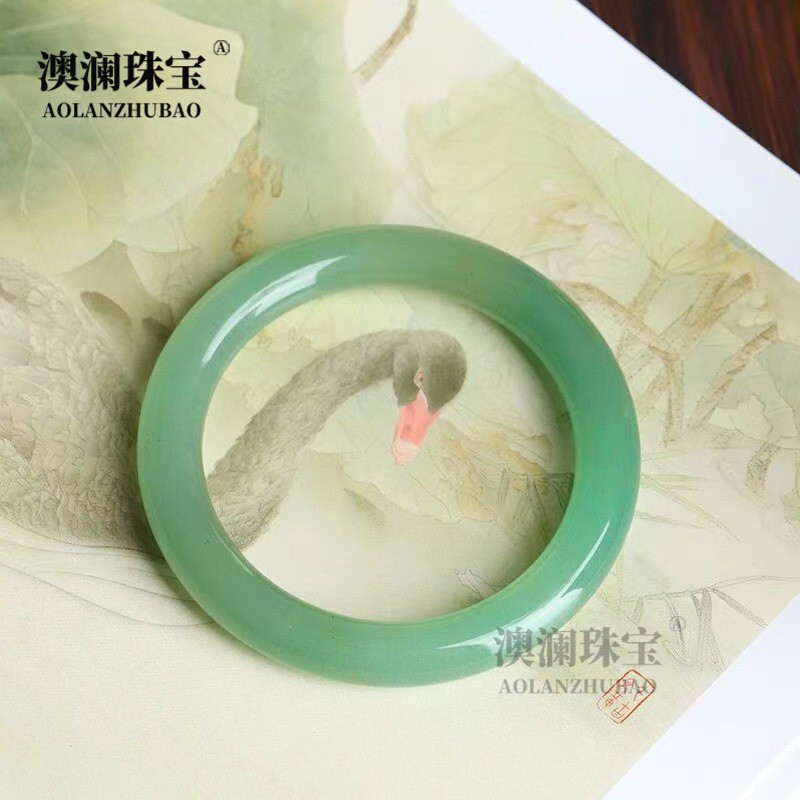 Natural Aventurine Bracelet Spinach Green Aventurine Bracelet Live Supply Manufacturer Wholesale Large Quantity Preferential