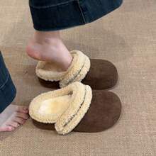 �͹���ɫ��׼ӽqëë��ЬŮ�⴩2025�¿�ٴ��ﶬ��ů��������Ь