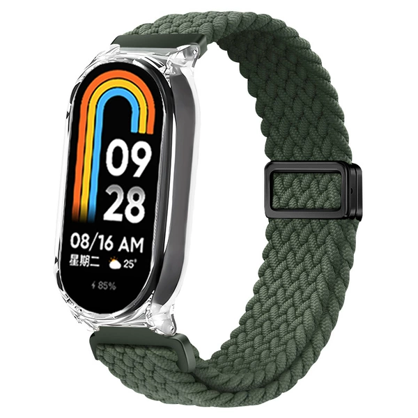Olive green-transparent shell
