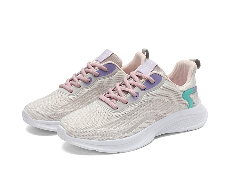 Damen-Wanderschuhe, Laufschuhe, Turnschuhe, Gummisohle, atmungsaktiv, Fußgewölbeunterstützung_voghion.com