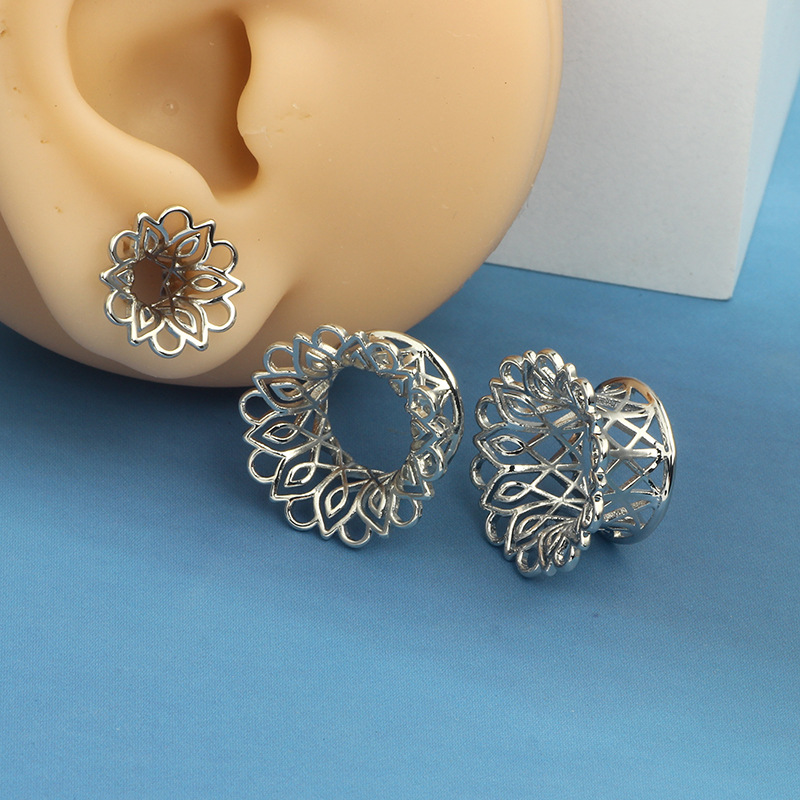12g Weight Ear extender Classification 1 Pair Hip-Hop Geometric Plating 304 Stainless Steel Ear Extender