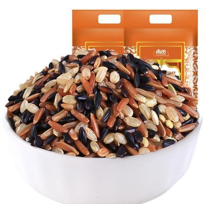 Tricolor Xinmi 5 Grain Coarse Cereals Red rice Black rice Rice paste Coarse grains Bodybuilding Germ 10 Jinzhijianfan