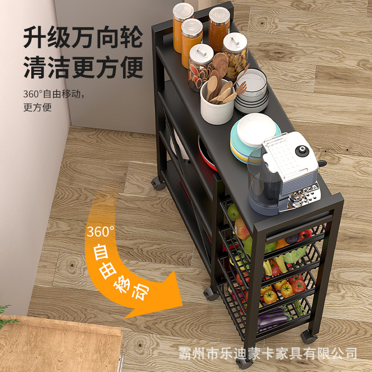 Cocina plegable giratoria cesta de verduras estante de almacenamiento piso multi-capa estante de almacenamiento de verduras hogar olla horno de microondas estante de almacenamiento