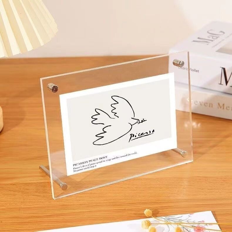 Postcard Acrylic INS Photo Frame Display Stand Transparent 6inch Crystal A4 Wall Hanging Desktop Poster Picture Frame Photo Postcard Acrylic INS Photo Frame Display Stand Transparent 6inch Crystal A4 Wall Hanging Desktop Poster Picture Frame Photo