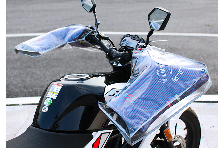 Directly from the manufacturer: Waterproof transparent motorcycle gloves, electric vehicle windproof and rainproof handlebar gloves, UV-resistant and breathable