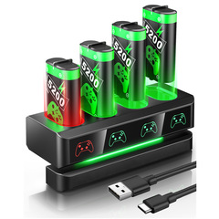 Xboxハンドル電池セットXbox/one/seriesX/S無線ハンドル充電電池四合一充電