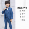 Children's classic suit, jacket, dress for boys, flower boy costume, set, suitable for teen, 3 piece set