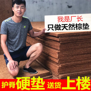 Coconut Palm Mattress Zero Glue Double 1.8m Spine Protection Simmons Latex Mattress Rental Room Single Kidsren's Mattress