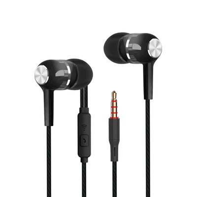 Wired earphones (VPB) S12, deep bass, inline control with microphone