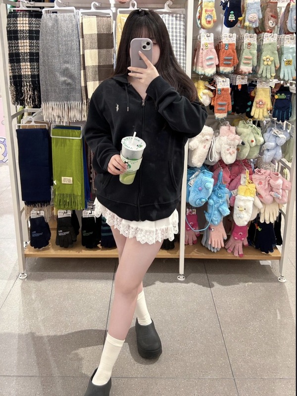高版本RL拉夫开衫连帽卫衣小马刺绣拉链外套休闲宽松百搭男女同款|undefined