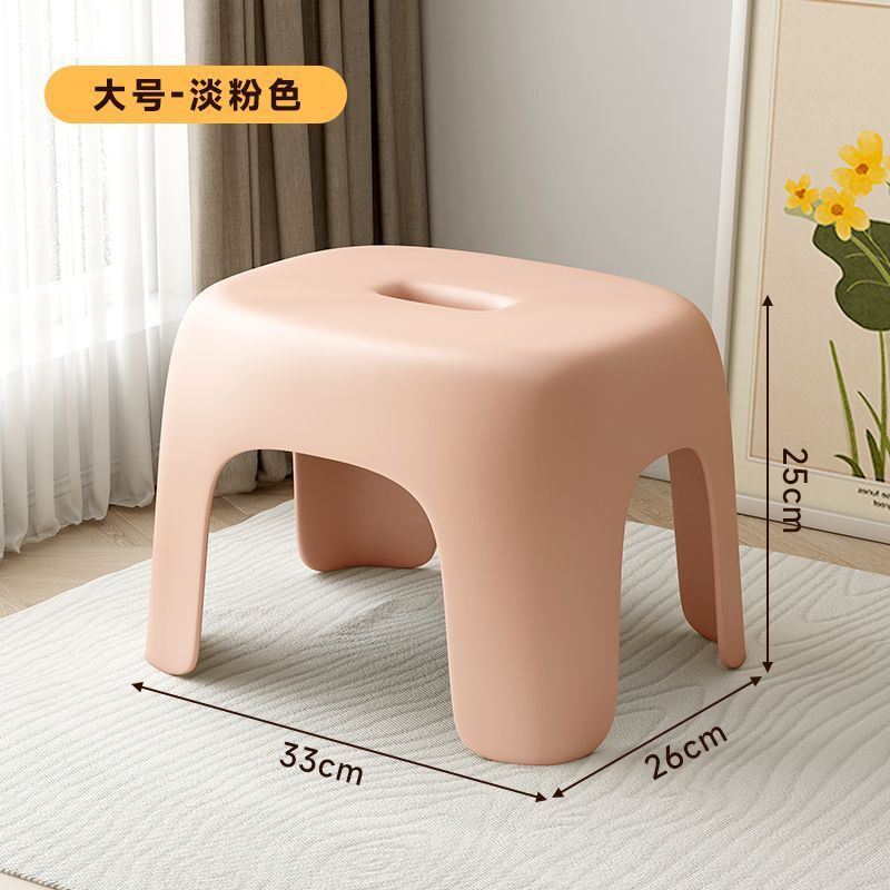 Taburetes caseros taburetes de jardín de infantes niños taburetes de plástico grueso taburetes de baño antideslizantes taburetes de salón cambiadores de zapatos pequeños bancos