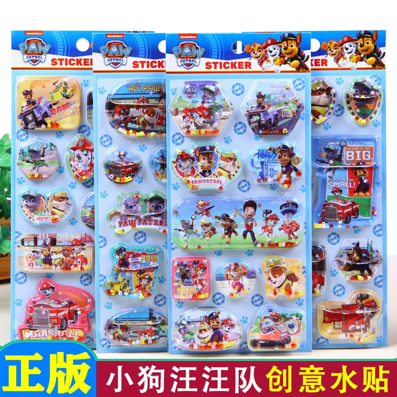 Genuine toy, logic cartoon three dimensional sticker, stickers
