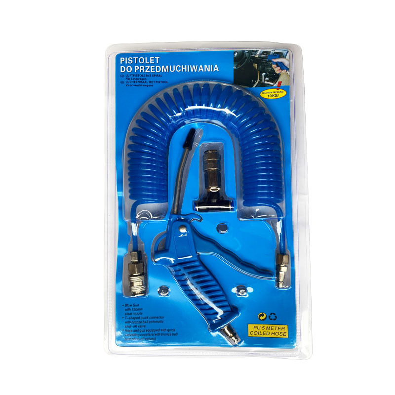 特价  4*6欧式吹尘枪套装 5米气动组合吹尘枪 带PUTPU螺旋气管