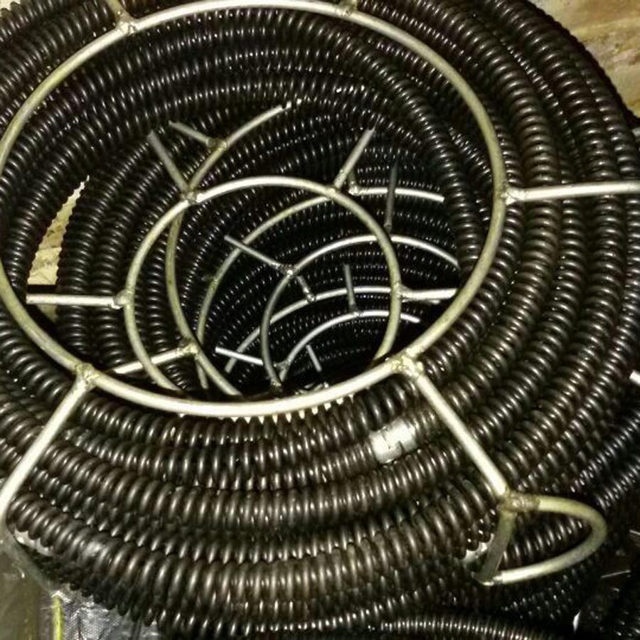 厂家批发疏通机配件16毫米疏通机软轴下水道疏通钢丝弹簧价格厂家