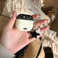 小众简约英文星星挂件适用Airpods4/3耳机保护壳套2pro二三代新款