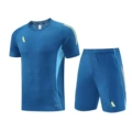 AD09 Azure Blue Shorts Set
