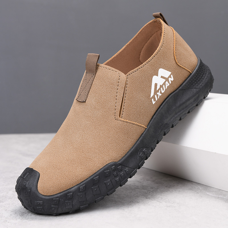 Men's shoes 2026 spring and autumn new style slip-on comfortable soft sole wear-resistant single shoes fashionable breathable versatile men's shoes Men's shoes 2026 spring and autumn new style slip-on comfortable soft sole wear-resistant single shoes fashionable breathable versatile men's shoes