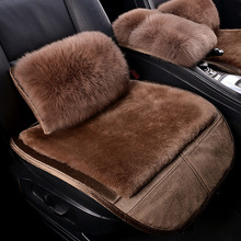 汽车坐垫无靠背单片毛垫斯鲁XV傲虎森林人力狮冬天羊毛保暖座垫