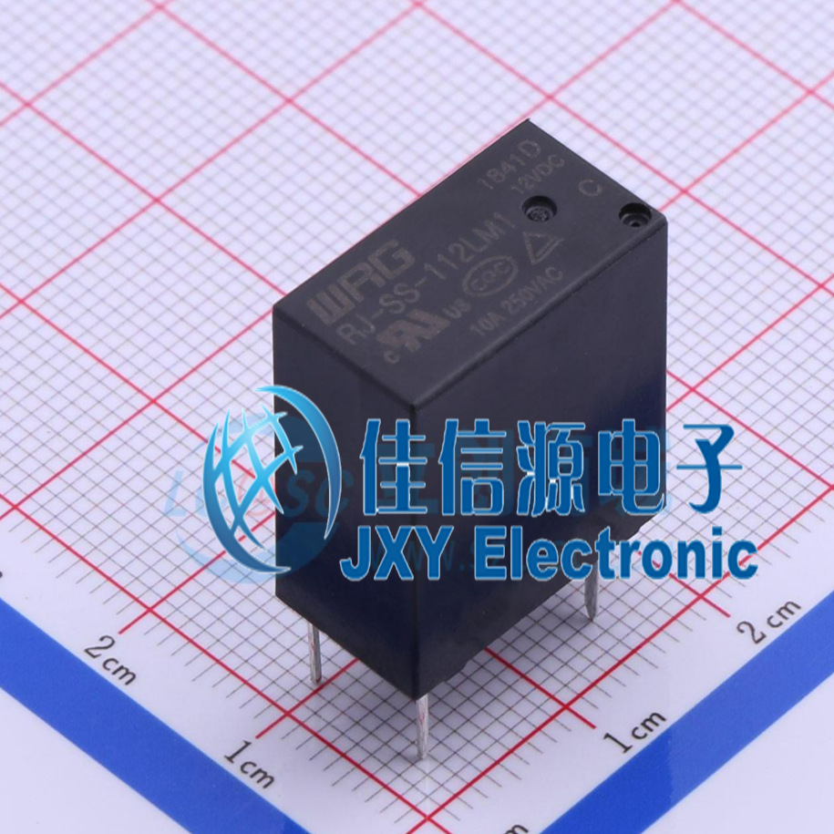 功率继电器       RJ-SS-112LM1   WRG(旺荣集团) 12V 10A