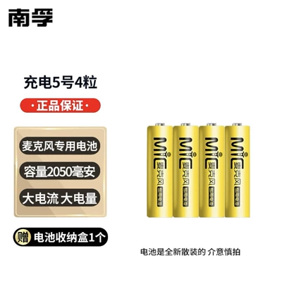 Nanfu Ktv Rechargeable Battery Hibrid akkumulyator batareyaları - no-5-4-capsules-free-storage-box