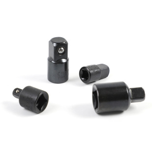 Cross-Border Variable Diameter Sleeve Square Sleeve Conversion Head 4Pc Large Flying Medium Flying Small Flying Adapter 1/2 3/8 1/4 Tool