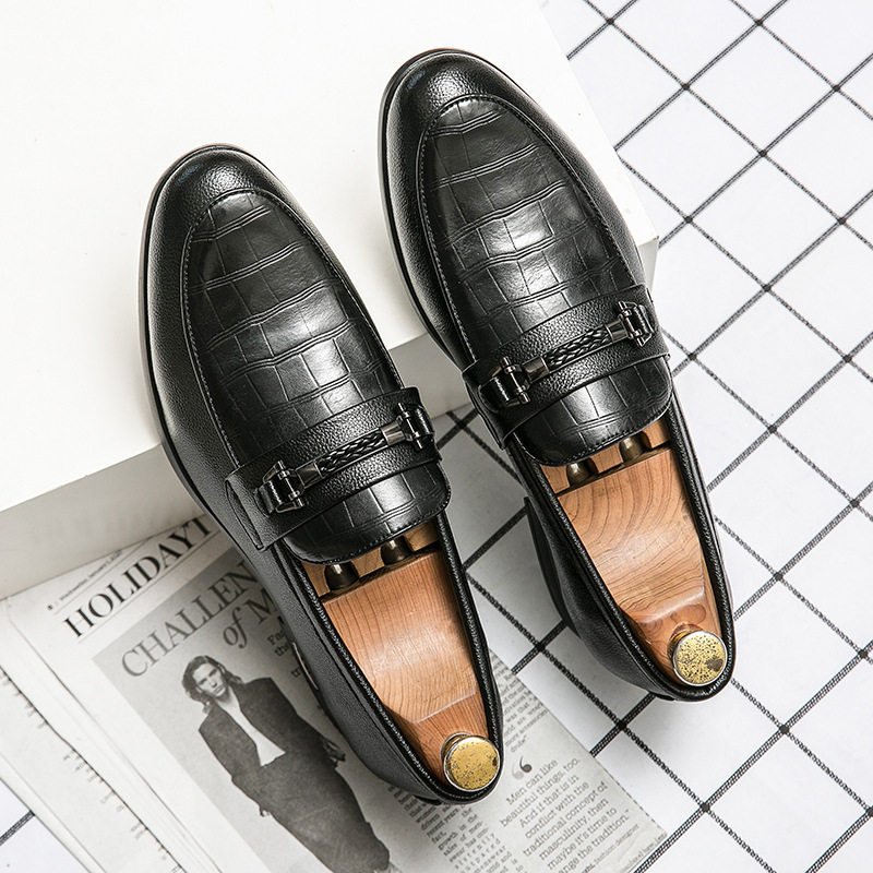 2024 primavera y otoño nuevos zapatos de cuero casuales de negocios de hombre con suela suave zapatos de hombre con un zapato de trabajo zapatos de cuero image 5