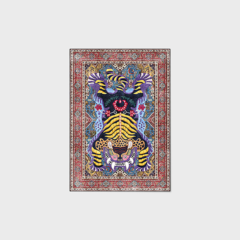Cross-border American-style country tiger pattern large carpet for living room, dustproof, easy to maintain, non-slip, wholesale and dropshipping available