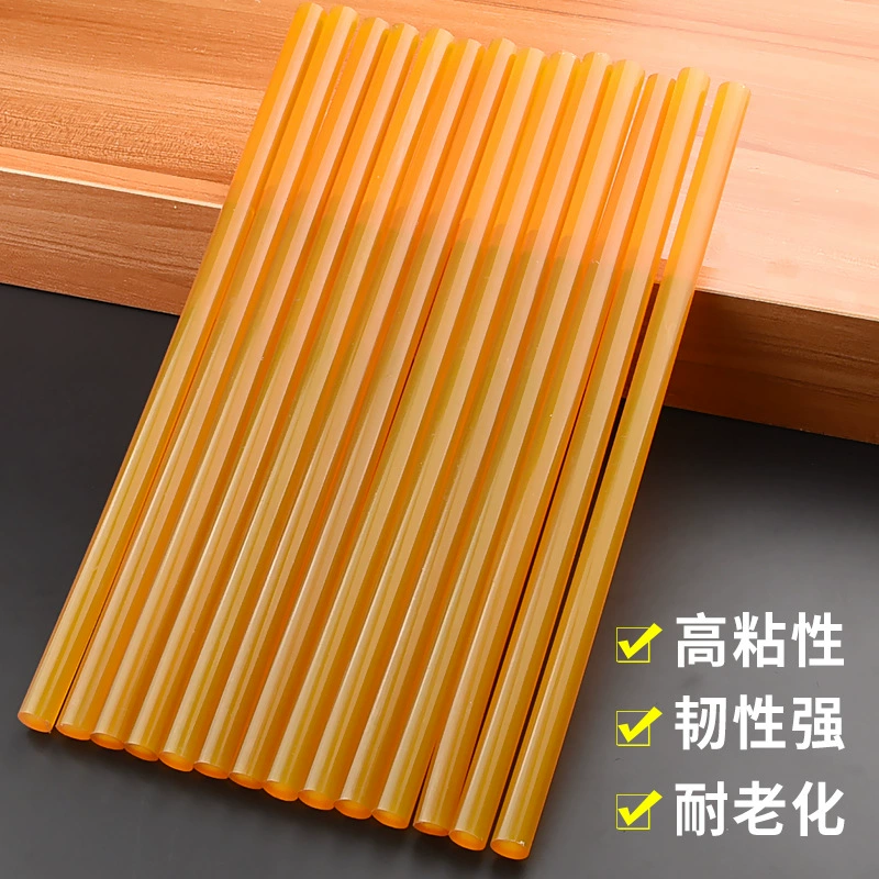 Желтый супер высокий клей горячего расплава клея пистолет клей палку 11 мм горячего расплава клея полосы горячего расплава клея палку 7 мм