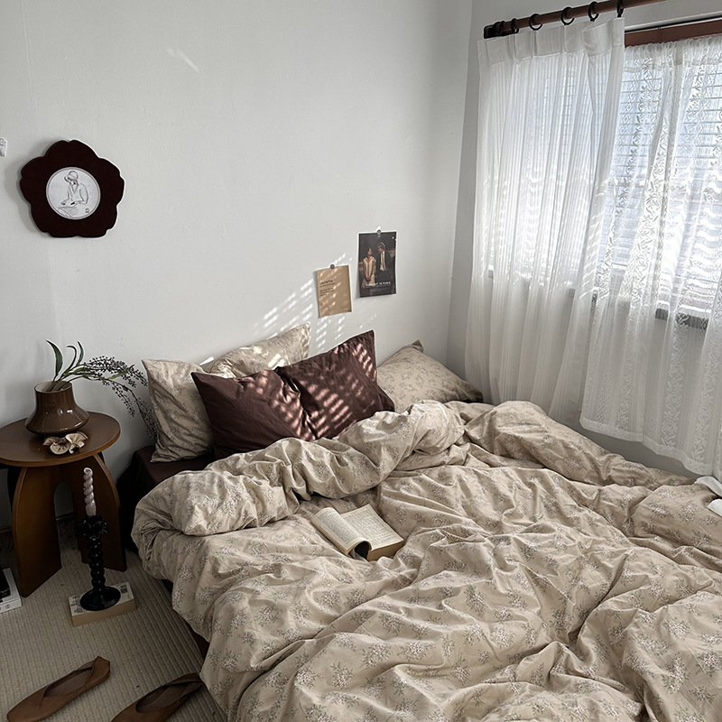 샘물 센차(베갯잇 프린트)
