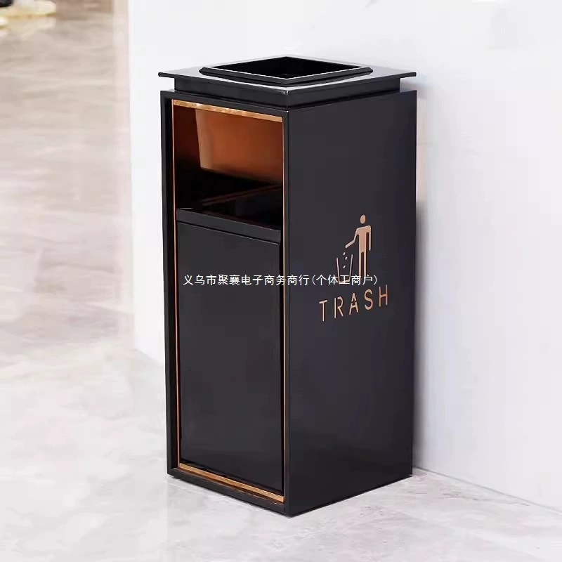 Мусорное ведро для гостиницы, коммерческое вестибюль, лифт, входной коридор, проход, вертикальное санитарное ведро, коробка для очистки из нержавеющей стали