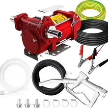 亚马逊爆款电动抽油泵12V24V 10GPM防爆油泵柴油汽油自吸泵插桶泵