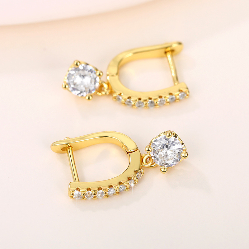 Orecchini pendenti semplici da donna eleganti in stile coreano chic_voghion.com