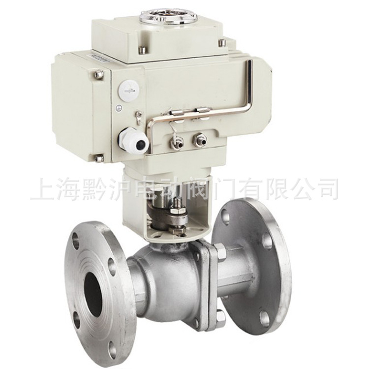 电动不锈钢法兰球阀Q941F-16P-DN125 铸钢高温蒸汽切断阀国标球阀
