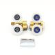 Factory direct supply 28MM swing wheel bathroom glass door pulley complete specifications in stock wholesale door and window pulley