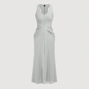 Shein Women's Miscellaneous Strapless Tube Top Hot Girl Clearance Wholesale Short and Mid-Length European and American Sexy Dresses