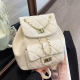 Spring and Summer New Fashion Chanel Style Rhombic Chain Multi-back Shoulder Bag Women's Casual Commuting Temperament Backpack