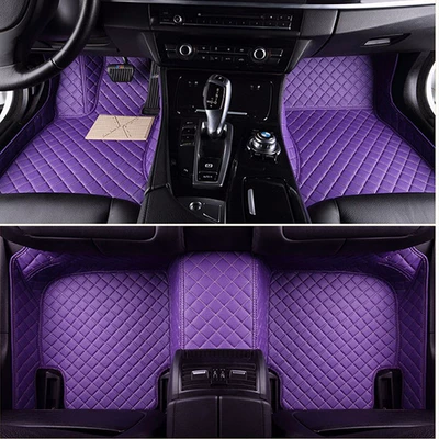 Modelə uyğun ayaqaltı – Drive, Right Titanium Hong Kong Version - five-seat-special-floor-mats-purple