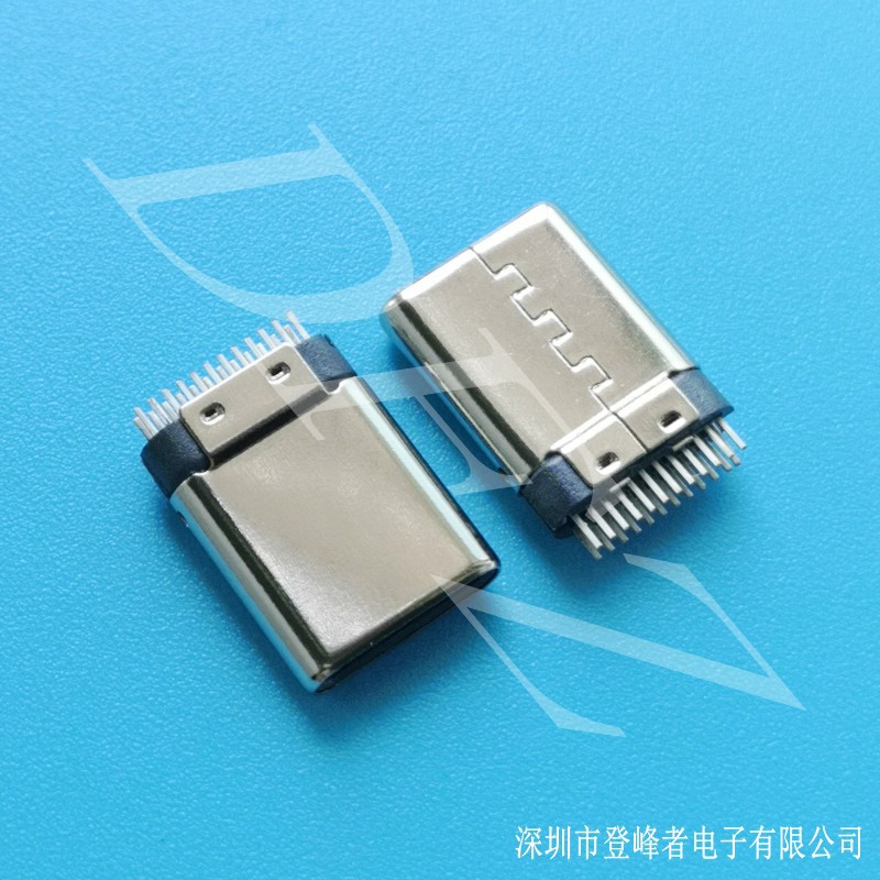 16P type c插头316拉伸TYPEC珍珠镍夹板1.0白胶TYPEC公头type-c-阿里巴巴
