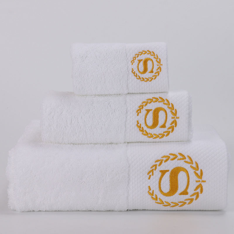 Toallas de baño algodón blanco algodón grueso hotel de absorción de agua club residencial spa toallas de baño hotel