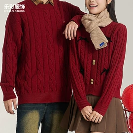 男式针织衫;情侣装;毛衣