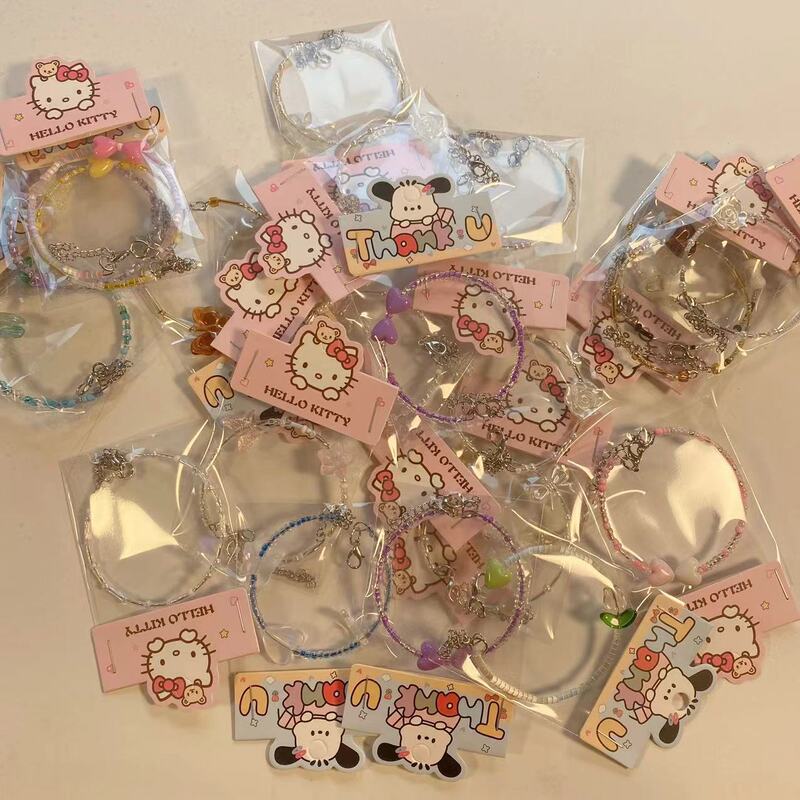 Handmade New Style Rice Beads Same Style Bracelet ins Xinxin Jewelry High Color Value Independent Packaging Finished Product Students Light Color