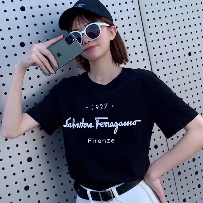 Korean-style Loose Couple Student Summer All-match Half-sleeve Cotton Fashion Brand 1927 Digital Short-sleeve Unisex T-shirt Korean-style Loose Couple Student Summer All-match Half-sleeve Cotton Fashion Brand 1927 Digital Short-sleeve Unisex T-shirt