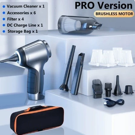 Автомобильный беспроводной пылесос многофункциональный мощный выдувной всасывающий домашний небольшой всасывающий ручной мощный пылесос
