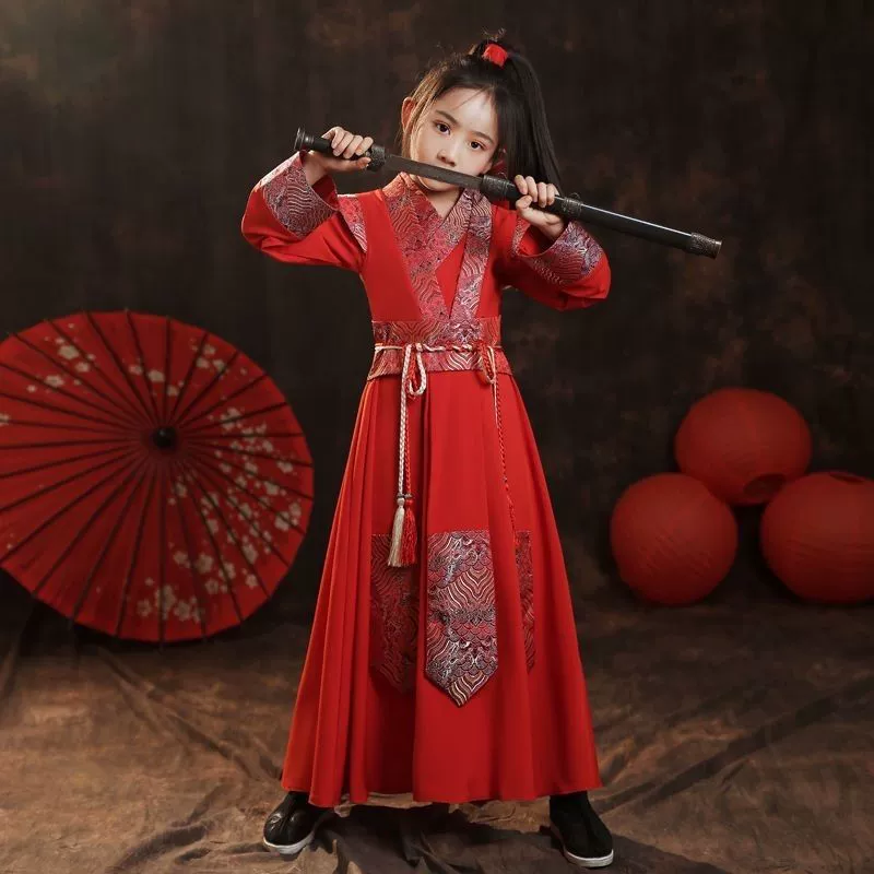 Детский летний костюм, китайский стиль, комплект