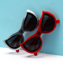 新款儿童偏光太阳镜男蜘蛛侠塑料卡通宝宝防晒墨镜玩具眼镜女批发