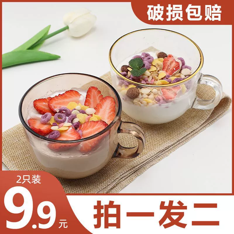 Glass transparent capacious coffee spoon for home use